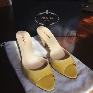 Prada Ombré Patent Leather Sandal